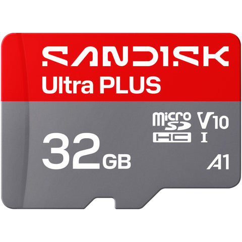 SanDisk Ultra PLUS microSDHC 32GB 130MB/s Memory Card