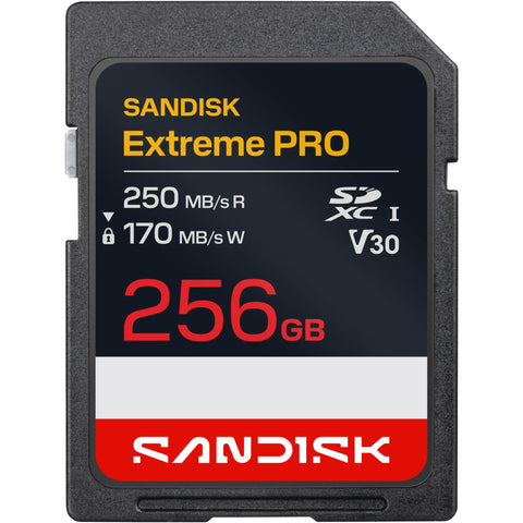 SanDisk Extreme Pro SDXC 256GB 250MB/s Memory Card
