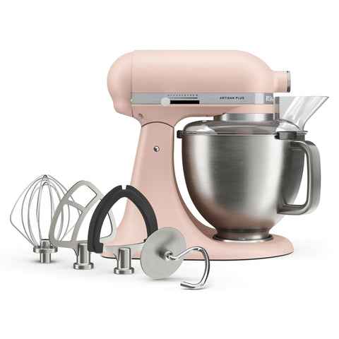 KitchenAid KSM50 4.7L Artisan Plus Tilt-Head Stand Mixer (Feather Pink)