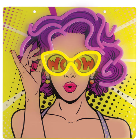 Flea Market Neon Light (Wow Lady)