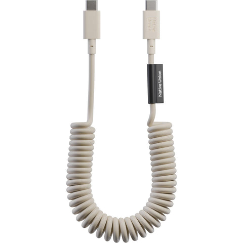 Native Union POP 60W Coiled USB-C Cable 1.2m (Sandstone)
