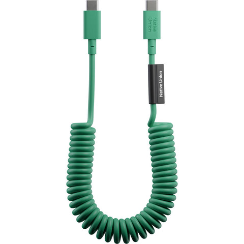 Native Union POP 60W Coiled USB-C Cable 1.2m (Pine)