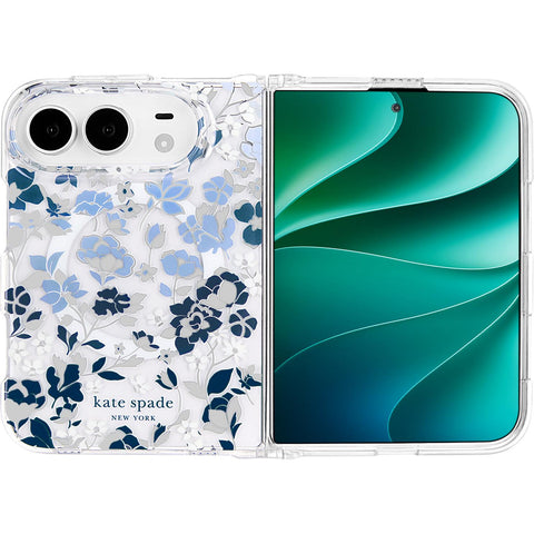 Kate Spade Magsafe Case for iPhone Duo (Flowerbed Blue)