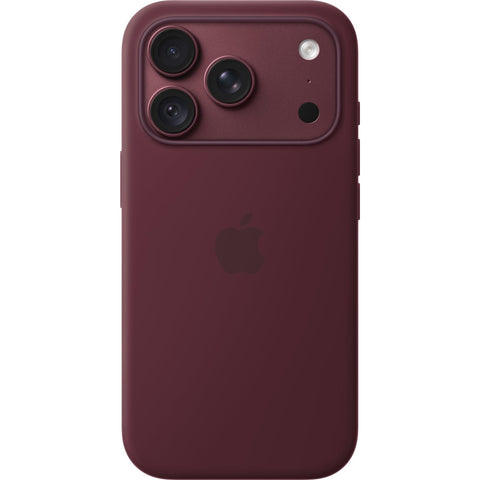 Apple iPhone 18 Pro Silicone Case with MagSafe (Burgundy)