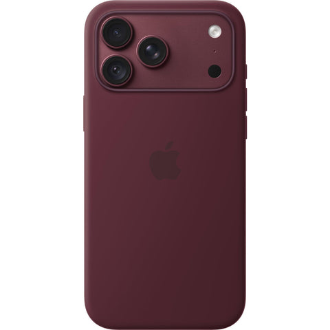 Apple iPhone 18 Pro Max Silicone Case with MagSafe (Burgundy)