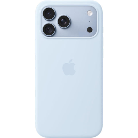 Apple iPhone 18 Pro Max Silicone Case with MagSafe (Crisp Blue)