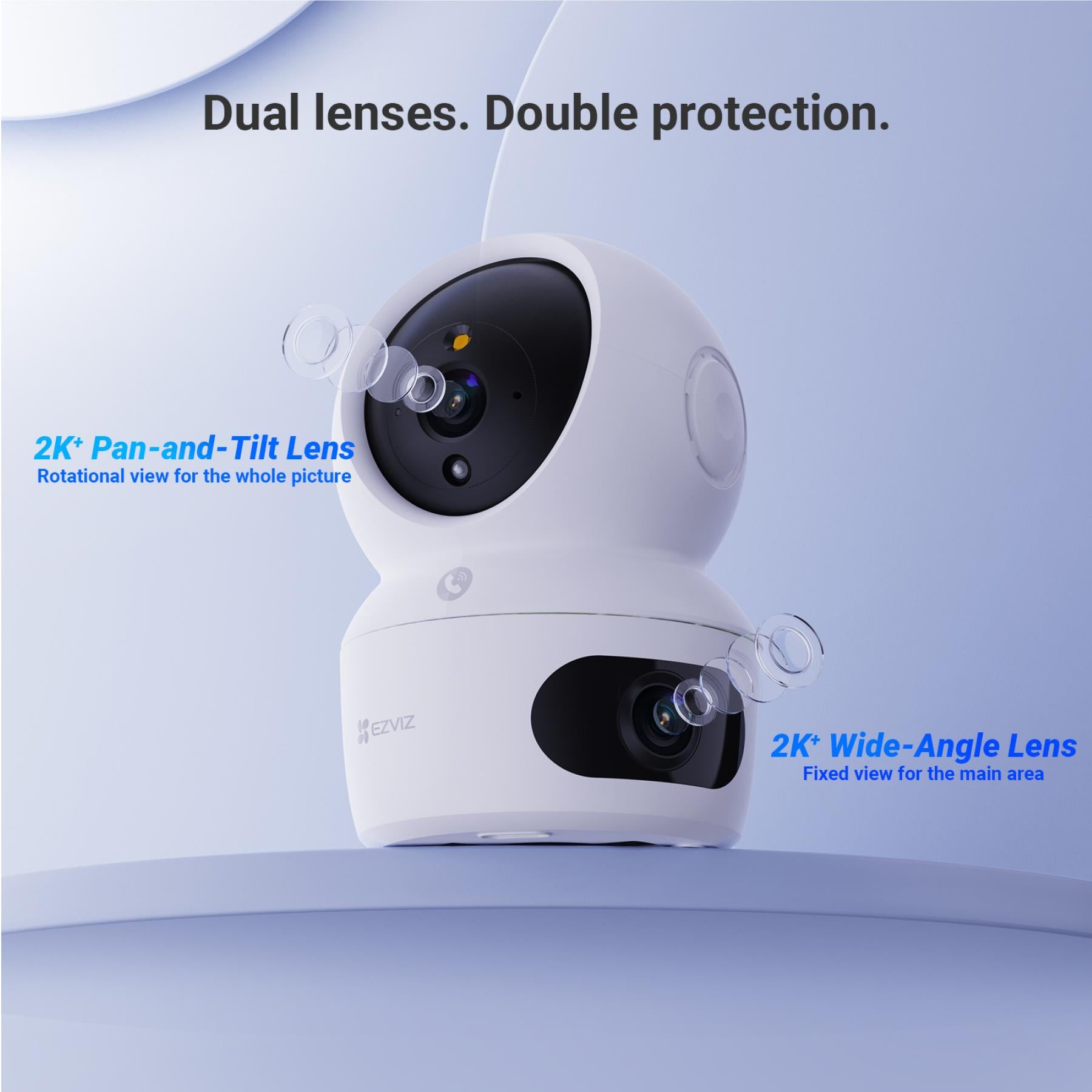EZVIZ H7C Dual Lens 2K Indoor Security Camera