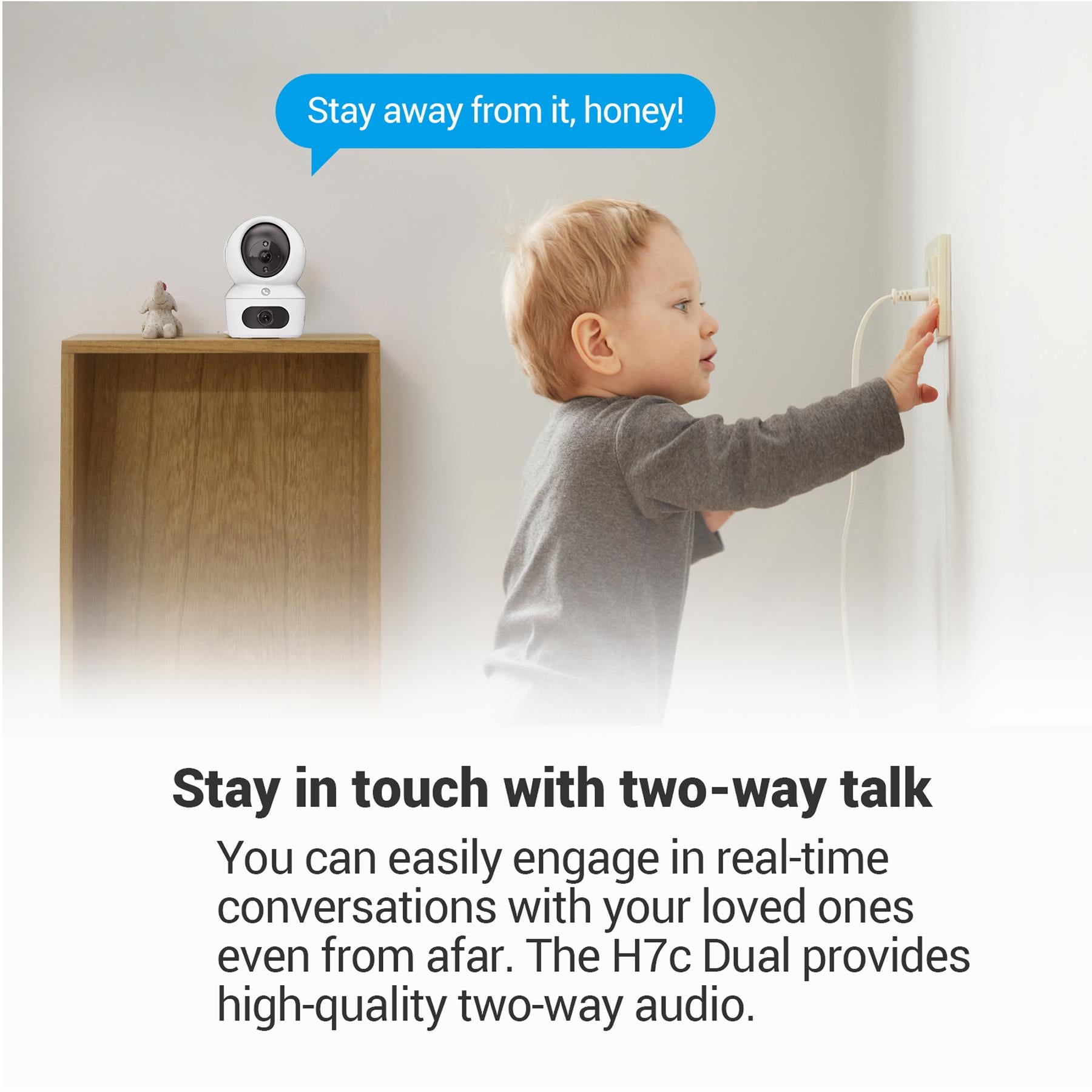 EZVIZ H7C Dual Lens 2K Indoor Security Camera