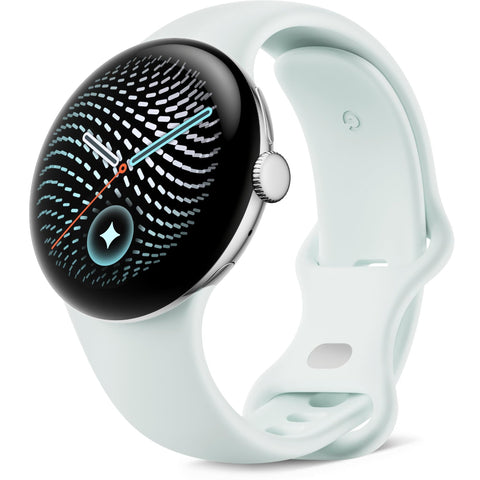Google Pixel Watch 5 45mm LTE (Polished Silver/Fog Active Band 2nd Gen)