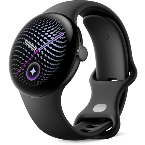 Google Pixel Watch 5 45mm LTE (Matte Black/Obsidian Active Band 2nd Gen)