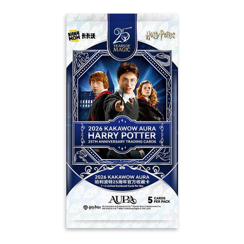 Kakawow AURA Harry Potter 25th Anniversary Trading Cards Pack