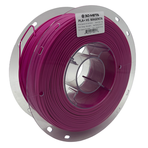 3D META High Speed PLA+ HS 3D Printing Filament - Magenta