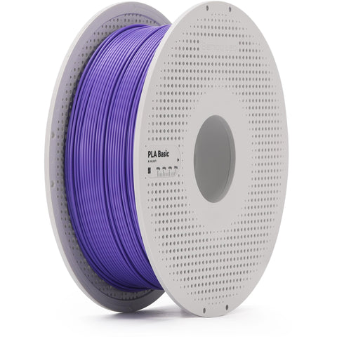 Bambu Lab PLA Basic 3D Printer Filament With Spool (Purple) [1kg]