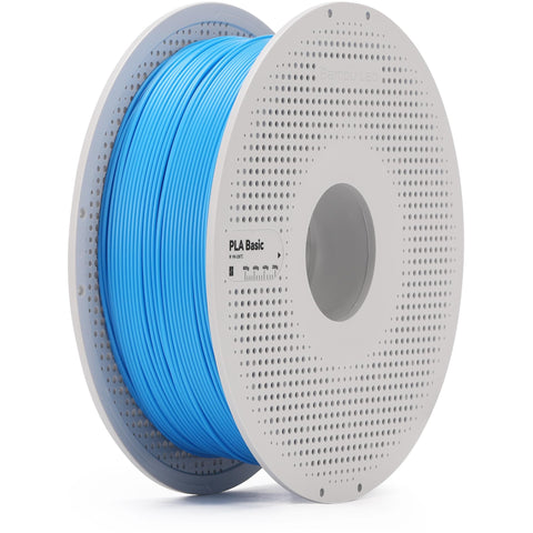 Bambu Lab PLA Basic 3D Printer Filament With Spool (Cyan) [1kg]
