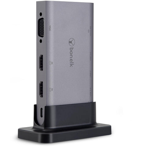 Bonelk Desktop Series 9 in 1 USB-C Multiport Hub (Space Grey)