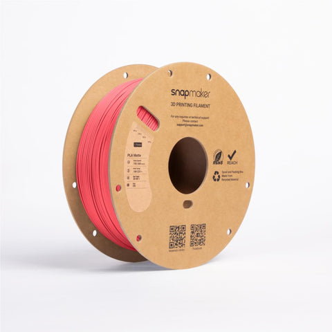 Snapmaker Matte PLA 3D Printer Filament With Spool (Watermelon Red) [1kg]