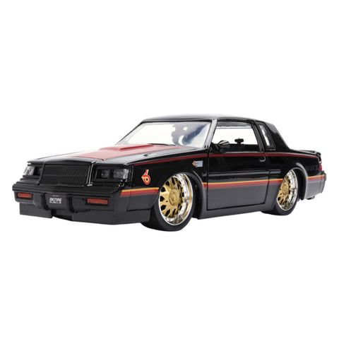 Jada 1:24 Scale Big Time Muscle 1987 Buick Grand National Black Diecast Car