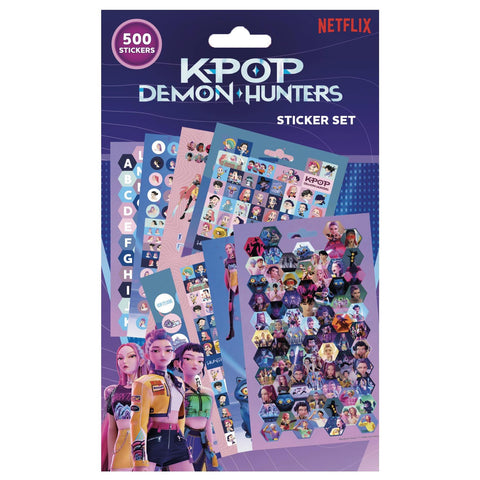 KPop Demon Hunters - Sticker Set 500pcs
