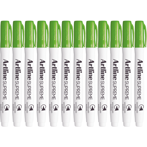Artline Supreme Whiteboard Marker (Lime Green) [Box 12]