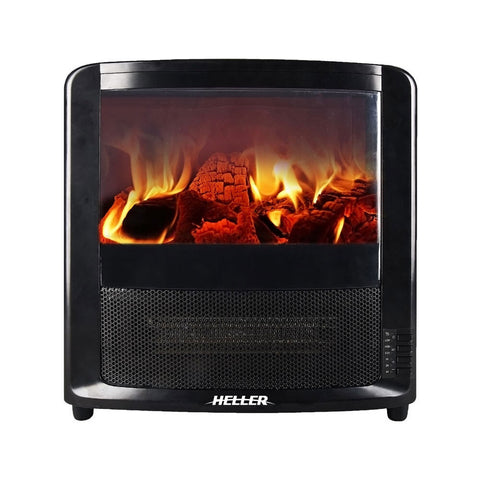 Heller 2000W LED Electric Fireplace Heater