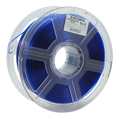 3D META Transparent PETG 3D Printing Filament - Blue