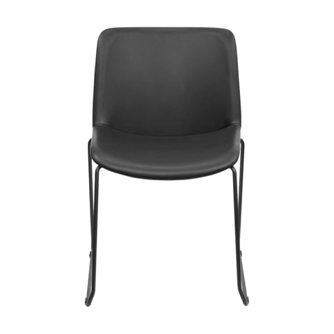 Sabia Arden Pre-Assembled Chair Stackable Office Seating Padded Seat (Black)