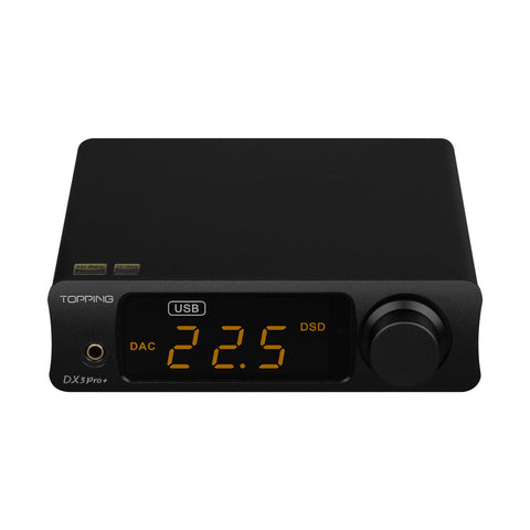 Topping DX3 Pro+ DAC and Headphone Amplifier (Black)