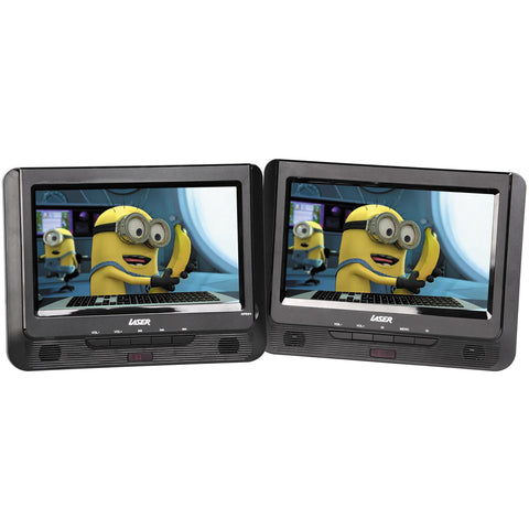 Laser 9" Dual Portable DVD Player