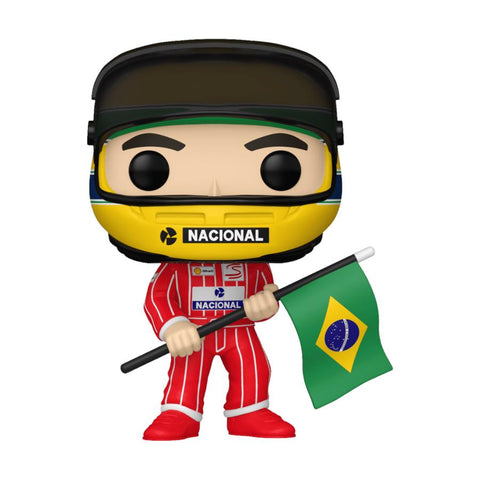 Formula 1 – Ayrton Senna with Flag Pop! Vinyl