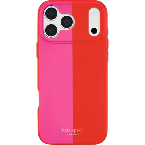 Kate Spade Magsafe Case for iPhone 18 Pro (Racing Stripe Pop Pink)