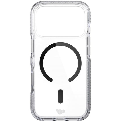 Tech21 EvoCrystal MagSafe Case for iPhone 18 Pro (Clear/Black)