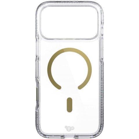 Tech21 EvoCrystal MagSafe Case for iPhone 18 Pro Max (Clear/Gold)