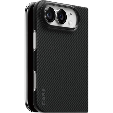CARE by PanzerGlass Discovery ARAMID Fibre MagSafe Case for iPhone Duo (Black)