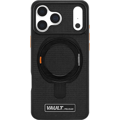 Pelican Vault MagSafe Stand Case for iPhone 18 Pro Max (Black)