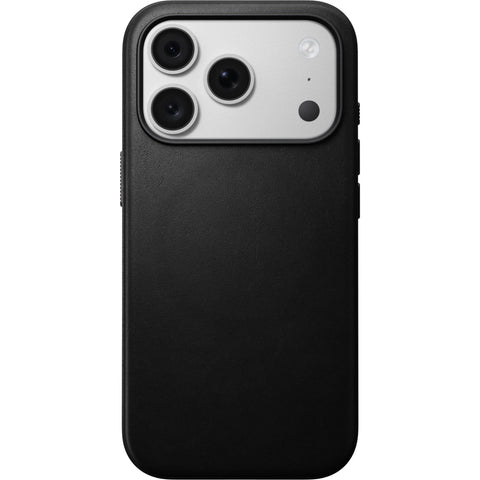 NOMAD Leather Case for iPhone 18 Pro (Black ECCO)