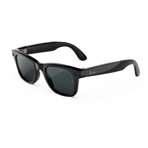 Ray-Ban Meta (Gen 3) Wayfarer (Shiny Black Transitions® /Grey Lenses) [Large]
