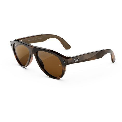 Ray-Ban Meta (Gen 3) Aviator (Havana/Brown Lenses)