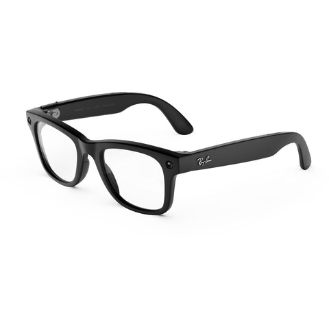 Ray-Ban Meta (Gen 3) Wayfarer (Matte Black/Clear Lenses)  [Large]