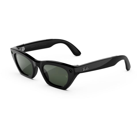 Ray-Ban Meta (Gen 3) Zena (Shiny Black/ Transitions® Graphite Green Lenses)