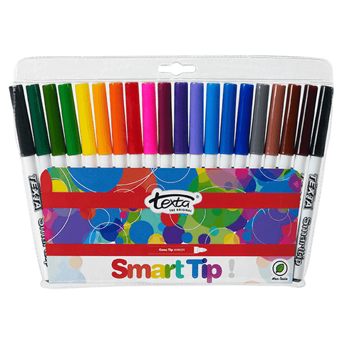 Texta Smarttip Colouring Markers (Assorted) [Wallet 20]