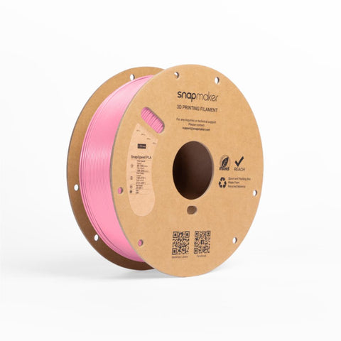 Snapmaker SnapSpeed PLA 3D Printer Filament With Spool (Pink) [1kg]