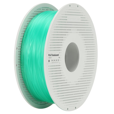Bambu Lab PLA Translucent 3D Printer Filament With Spool (Light Jade) [1kg]