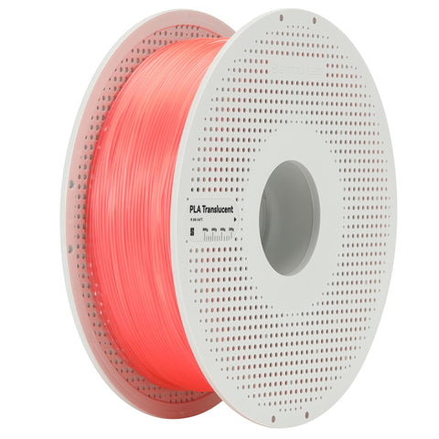 Bambu Lab PLA Translucent 3D Printer Filament With Spool (Cherry Pink) [1kg]