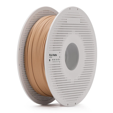 Bambu Lab PLA Matte 3D Printer Filament With Spool (Latte Brown) [1kg]