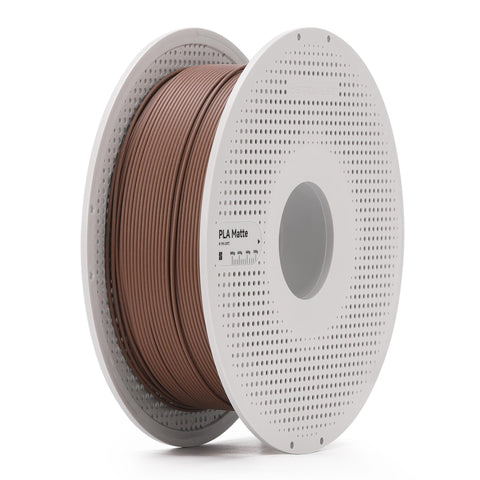 Bambu Lab PLA Matte 3D Printer Filament With Spool (Dark Brown) [1kg]