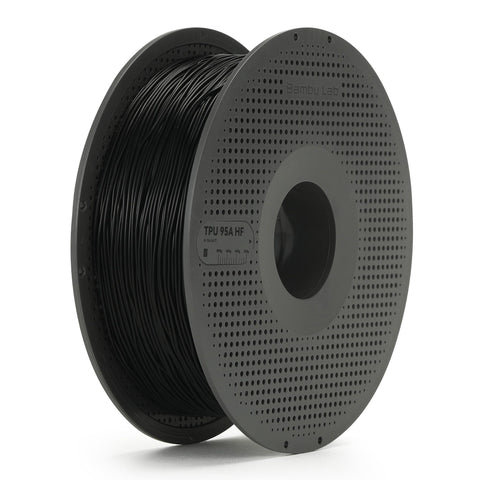 Bambu Lab TPU 95A HF 3D Printer Filament With Spool (Black) [1kg]