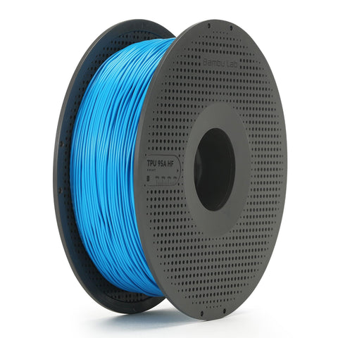 Bambu Lab TPU 95A HF 3D Printer Filament With Spool (Blue) [1kg]