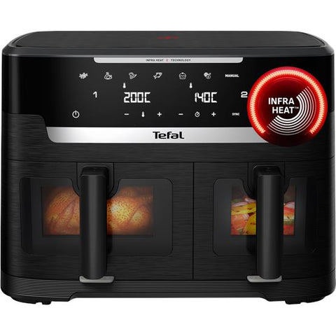 Tefal EY9488 Ever Fry Infra Heat Dual XXL 11L Detachable Front Air Fryer