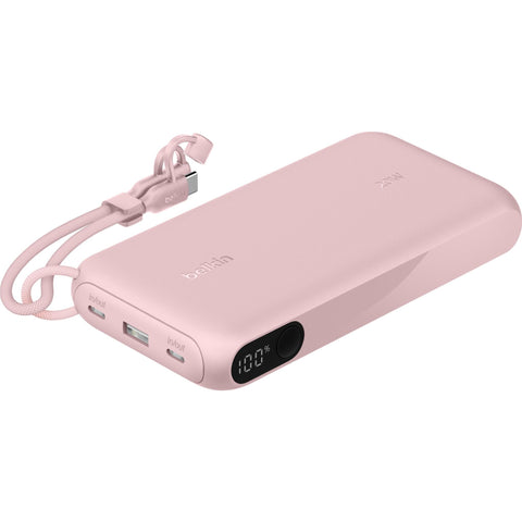 Belkin BoostCharge 20K Power Bank with Display (Pink)