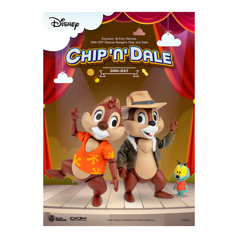 Beast Kingdom DAH Rescue Rangers Chip and Dale Decorative Figurine Model